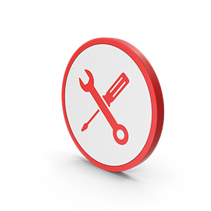 Icon-Screwdriver-And-Wrench-Red